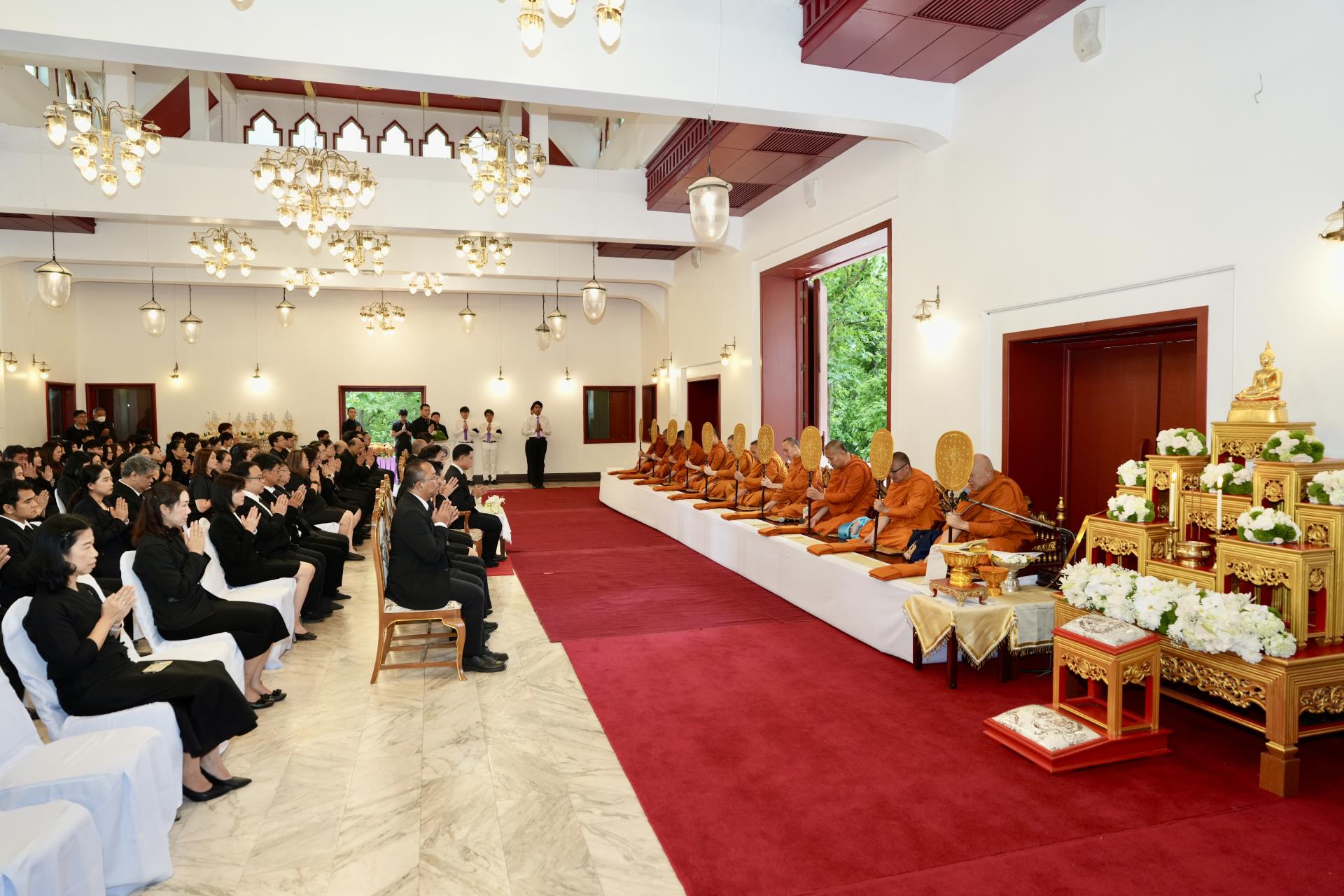 พิธีบำเพ็ญกุศลฯเพื่ออุทิศถวายเป็นพระกุศลฯ